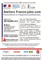 miniature de l'affiche-flyer ateliers franco-jobs 2012